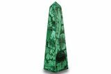 Tall, Polished Malachite Obelisk - DR Congo #266062-1